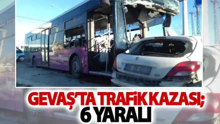 Gevaş'ta trafik kazası; 6 yaralı
