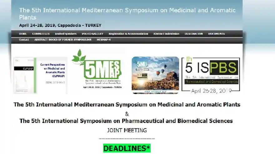 Iğdır Üniversitesininde Ortağı Olduğu 5'inci Uluslararası Akdeniz Tıbbi ve Aromatik Bitkiler Sempozyumu Kapadokya'da Gerçekleşecek