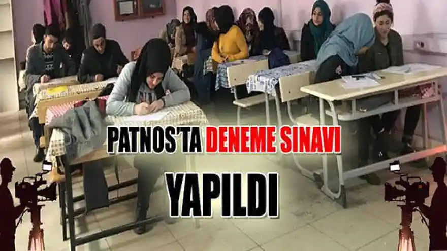 Patnos'ta Ücretsiz Deneme Sınavı