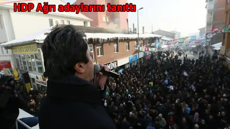 HDP Ağrı adaylarını tanıttı