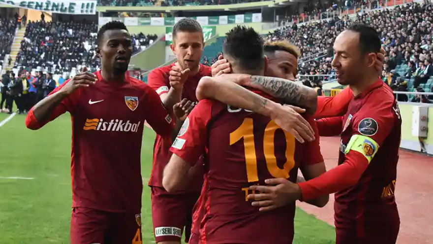 Kayserispor, Konyaspor deplasmanında galip
