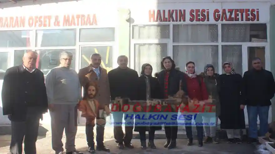 DOĞUBAYAZIT HDP BELEDİYE BAŞKAN ADAYLARINDAN GAZETEMİZE ZİYARET