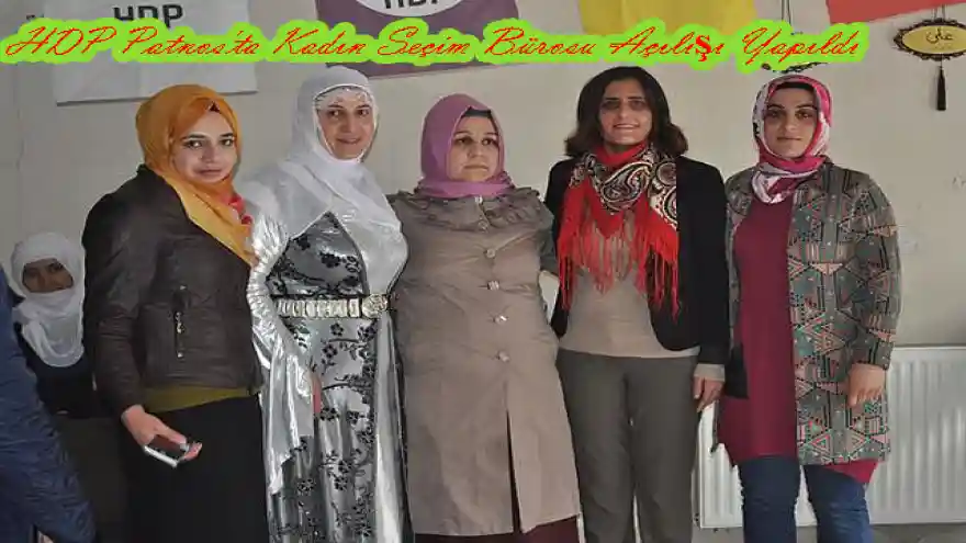 HDP Patnos'ta Kadın Seçim Bürosu Açılışı Yapıldı