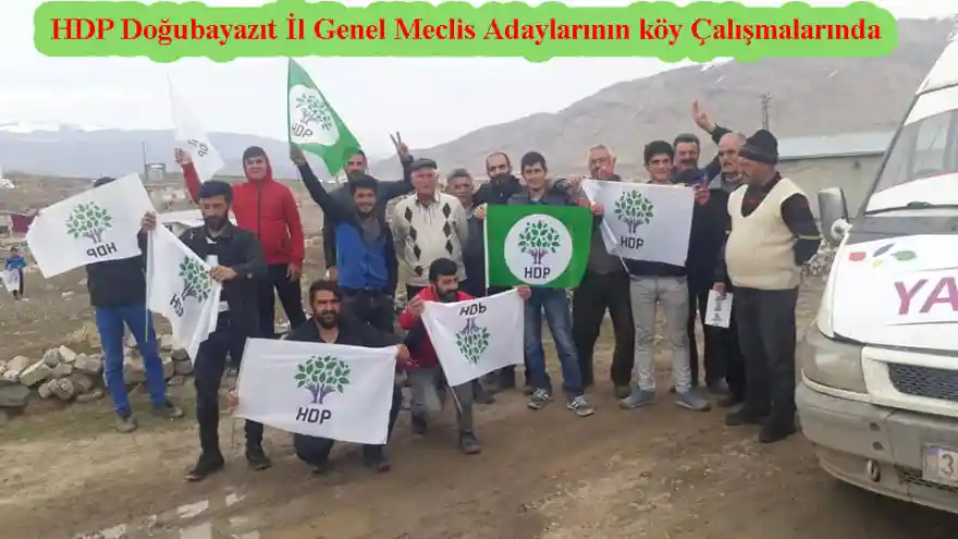 HDP Doğubayazıt İl Genel Meclis Adaylarının köy Çalışmalarında