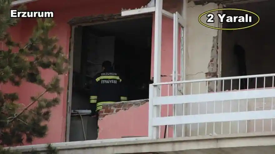 Afganların Evinde Tüp Patladı