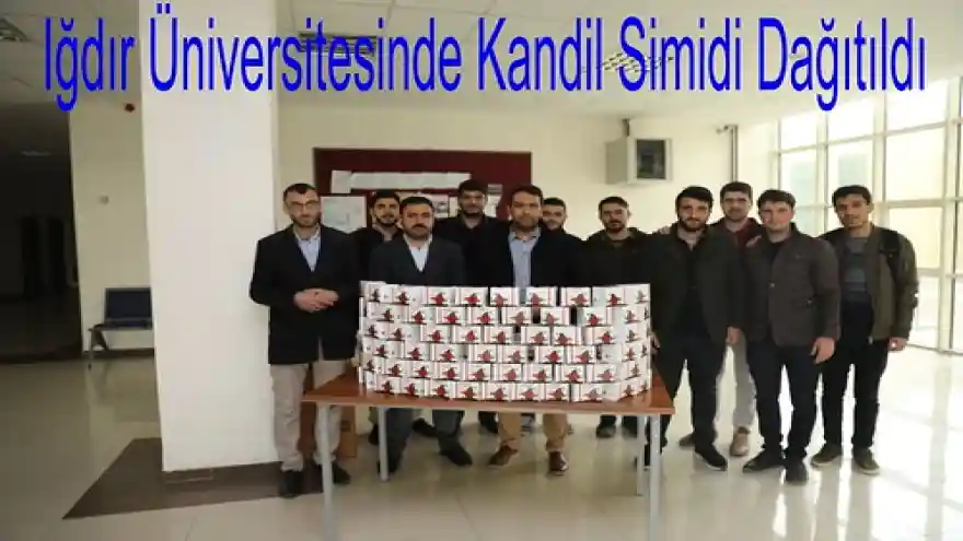 Iğdır Üniversitesinde Kandil Simidi Dağıtıldı