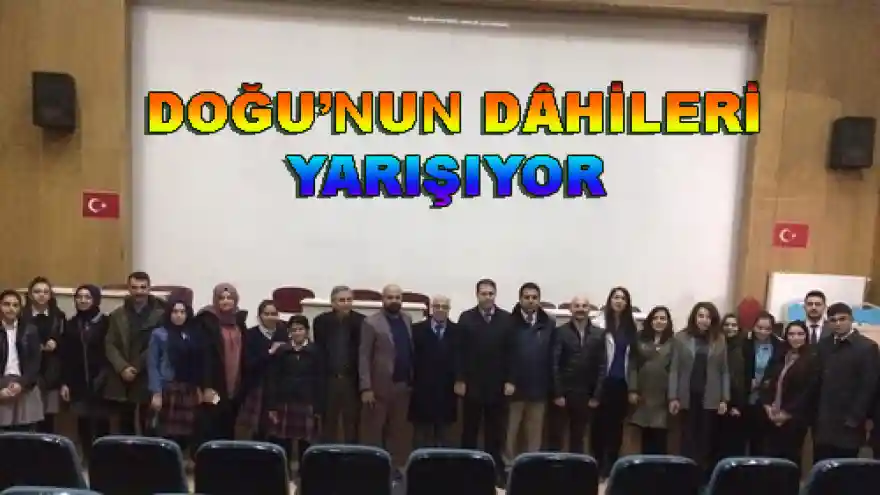 DOĞU'NUN DÂHİLERİ YARIŞIYOR LİSELER ARASI BİLGİ YARIŞMASI SONUÇLANDI