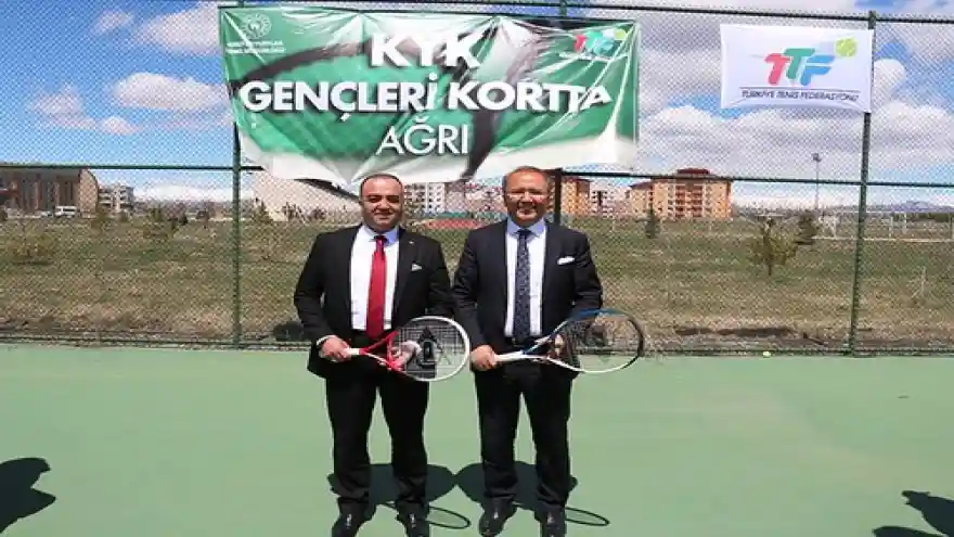 KYK Gençleri Kortta Projesi Ağrı'da Başladı


