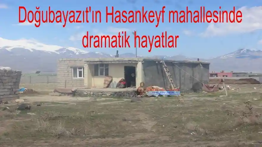 Doğubayazıt'ın Hasankeyf mahallesinde dramatik hayatlar