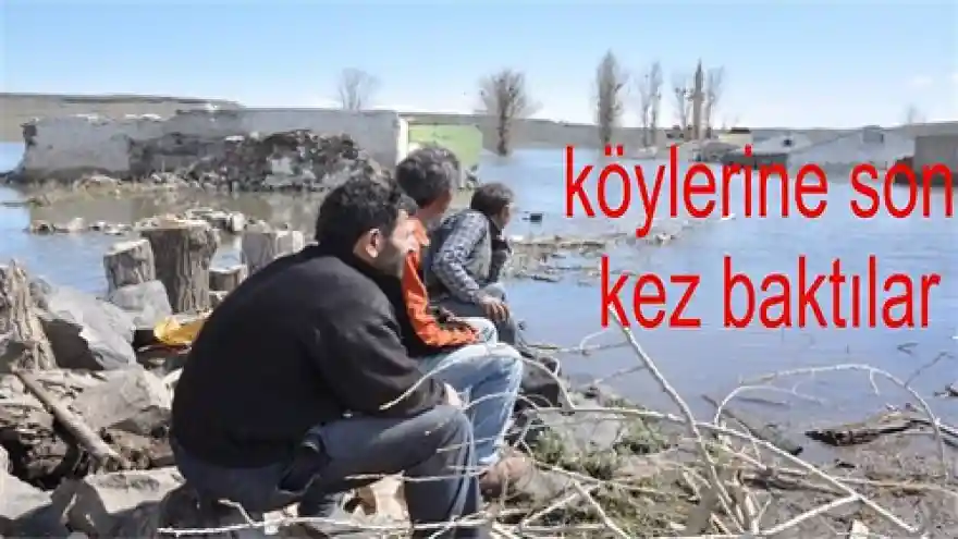 köylerine son kez baktılar