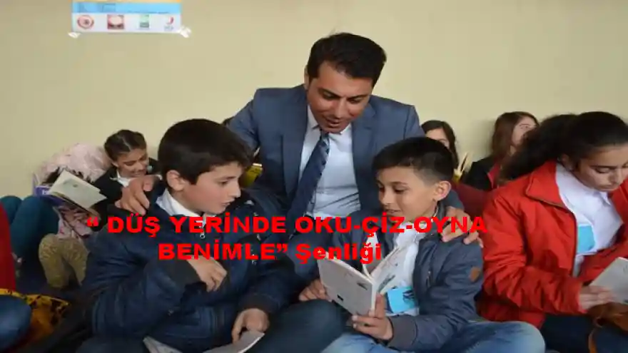  DÜŞ YERİNDE OKU-ÇİZ-OYNA BENİMLE ŞENLİĞİ DÜZENLENDİ