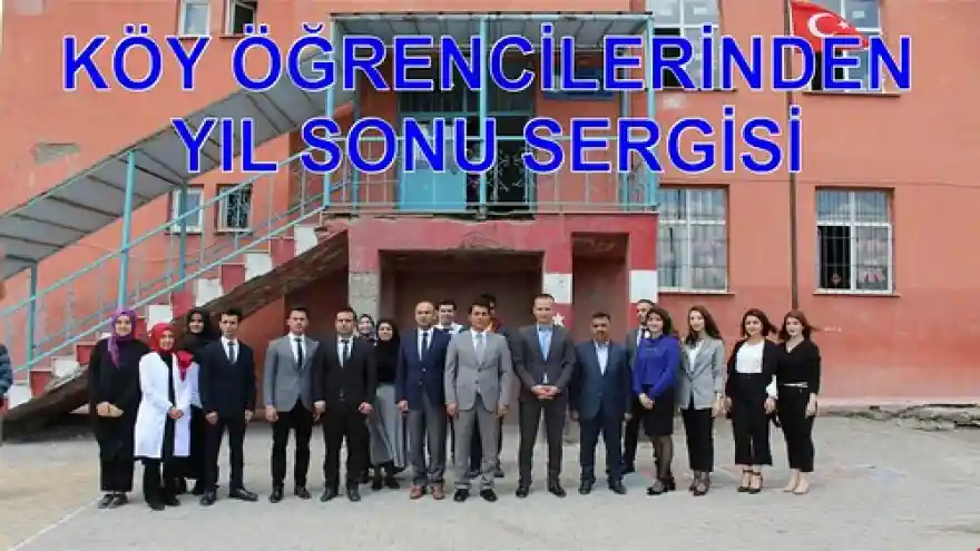 KÖY ÖĞRENCİLERİNDEN YIL SONU SERGİSİ