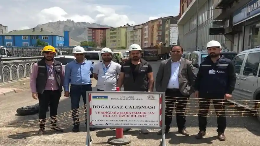 Doğubayazıt'ta doğalgaz çalışmaları yeniden başladı
