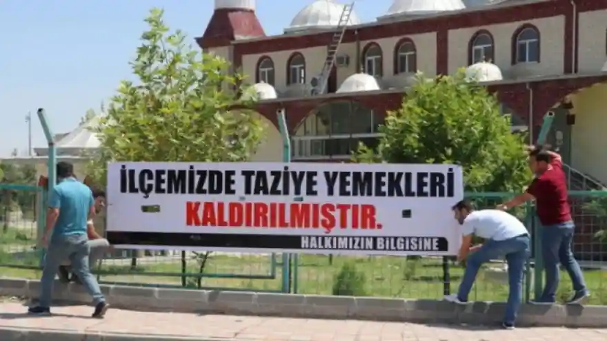 Maliyeti 25 bin TL'yi bulan taziye yemekleri kaldırılıyor