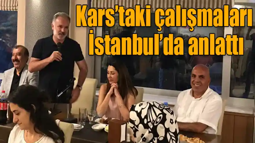 Başkan Bilgen ve Alaca, çalışmalarını İstanbul'da hemşerilerine anlattı
