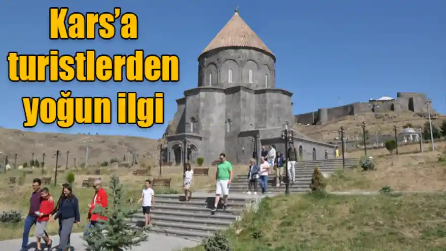 Kars'a yerli ve yabancı turistlerden yoğun ilgi
