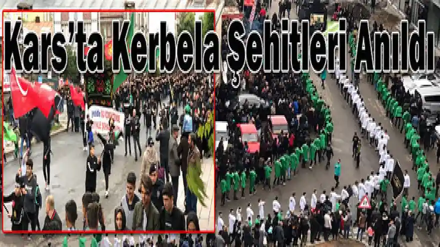 Kars'ta Kerbela Şehitleri Anıldı