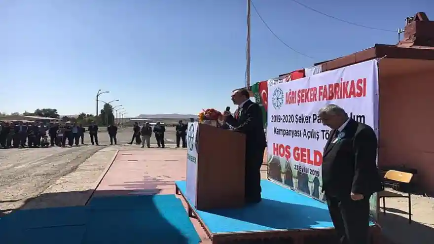 Ağrı Şeker Fabrikası Pancar Alımına Başladı