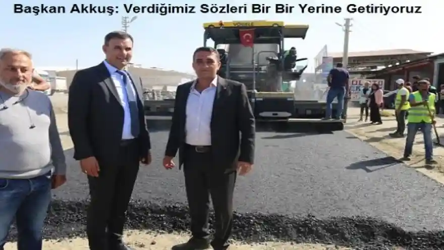 20 Yıllık Sorun Çözüldü Altyapı Tamam,Sanayi Sitesi Asfalt İle Buluştu