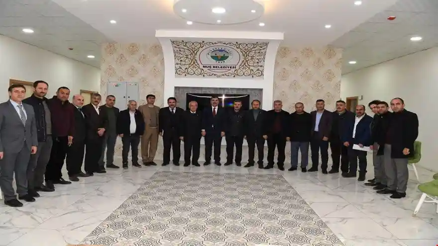 BAŞKAN ASYA, MERKEZ MAHALLE MUHTARLARI İLE BİR ARAYA GELDİ