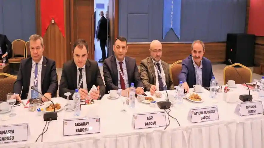 40. BARO BAŞKANLARI TOPLANTISINA AĞRI BARO BAŞKANI KATILIM SAĞLADI