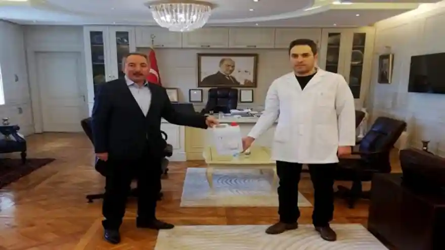 Ağrı'da El Dezenfektanı Üretimine Başlandı