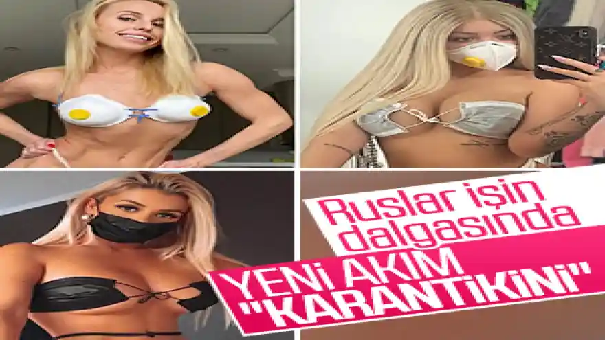 Rusya'da maskeden bikini tepki çekiyor