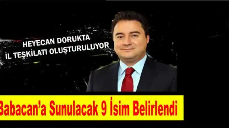 DEVA Partisi Ağrı İl Başkanı 9 İsim Arasından Seçilecek  