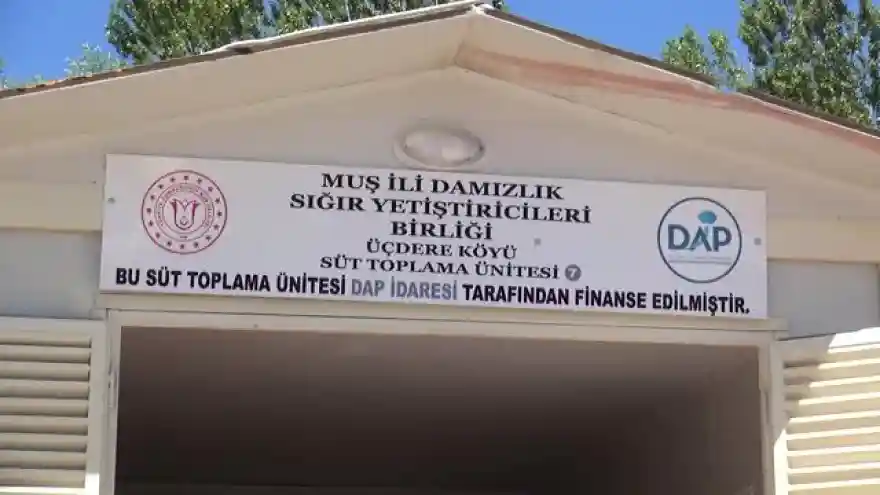 Muş'ta 17 köye süt toplama merkezleri kuruldu