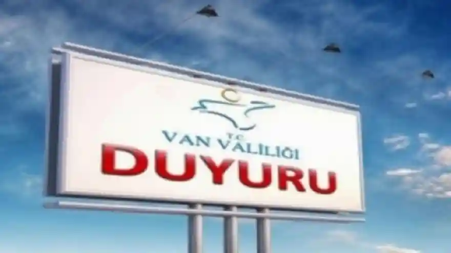 Van’da ’15 günlük’ yasaklama! 