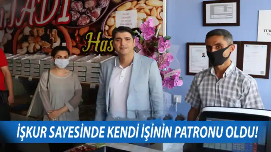 İŞKUR Desteğiyle Ağrılı Engelli Vatandaş Kendi İşinin Patronu Oldu