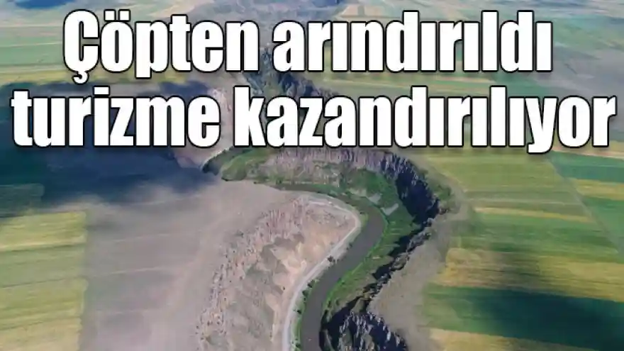 Çöpten arındırılan Akyaka Kanyonu turizme kazandırılıyor