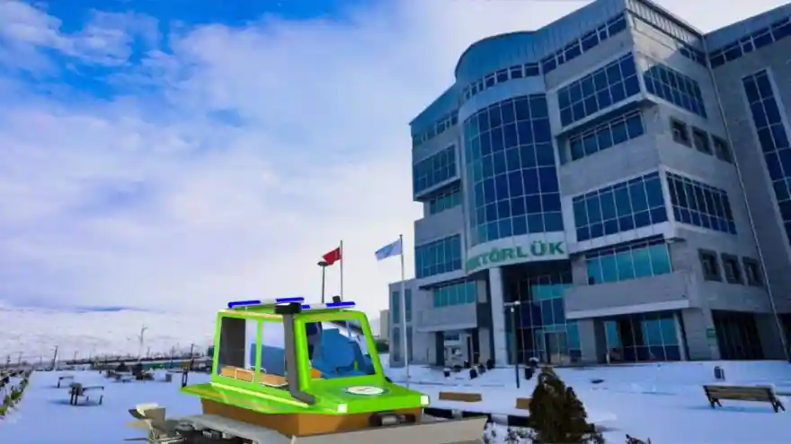 Öğr. Üyesi Emin Taner Elmas ‘Amfibik Mobil Paletli Kar Ambulansı’ Projesini Anlattı