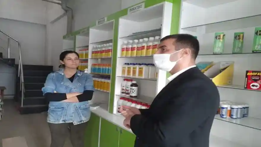 Tarım Ve Orman Müdürlüğü Zirai İlaç Denetiminde 