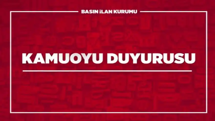 Basın İlan Kurumundan Kamuoyu Duyurusu
