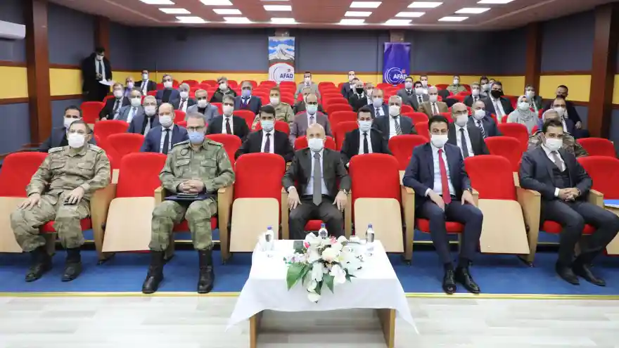 Ağrı'da Afet Müdahale Planı 2. Değerlendirme Toplantısı Düzenlendi