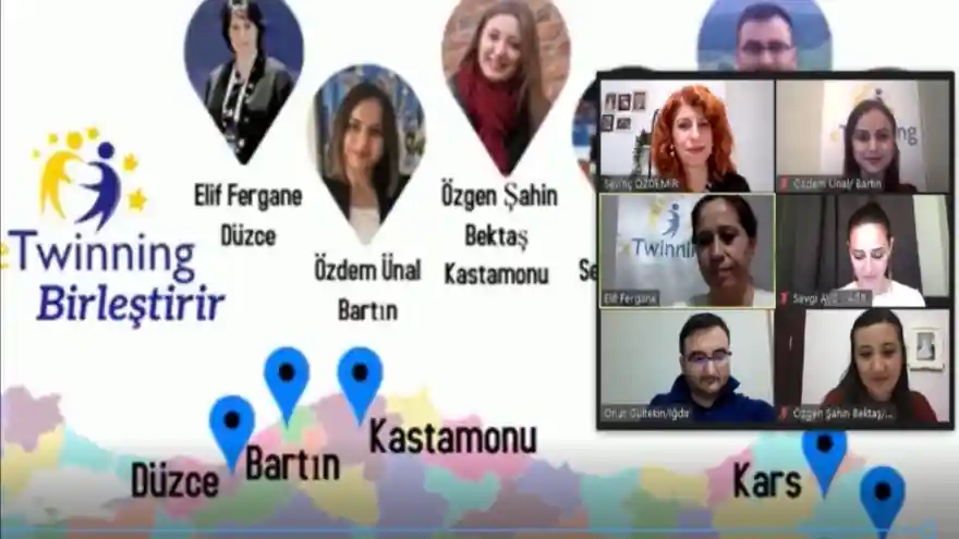 ÖĞRETMENLER "ÇEVRİMİÇİ ETWİNNİNG ÇALIŞTAYI" İLE BULUŞTU