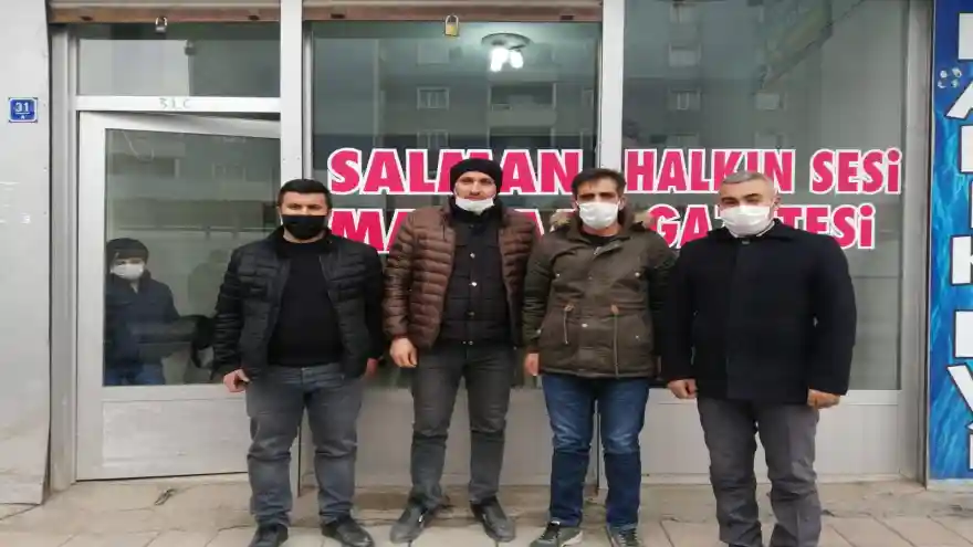 Ölümsüz Kahramanlar Sosyal Yardımlaşma ve Dayanışma Derneği Yönetimi Gazetemizi Ziyaret etti