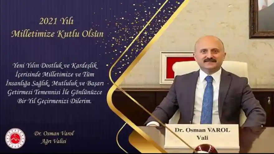Vali Dr. Osman Varol'un Yeni Yıl Mesajı