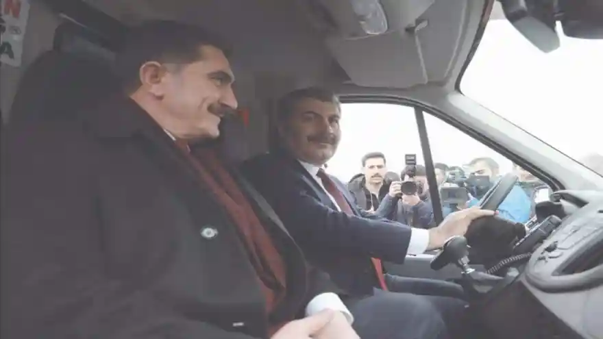 Ağrı'ya 15 Ambulans Tahsis Edildi