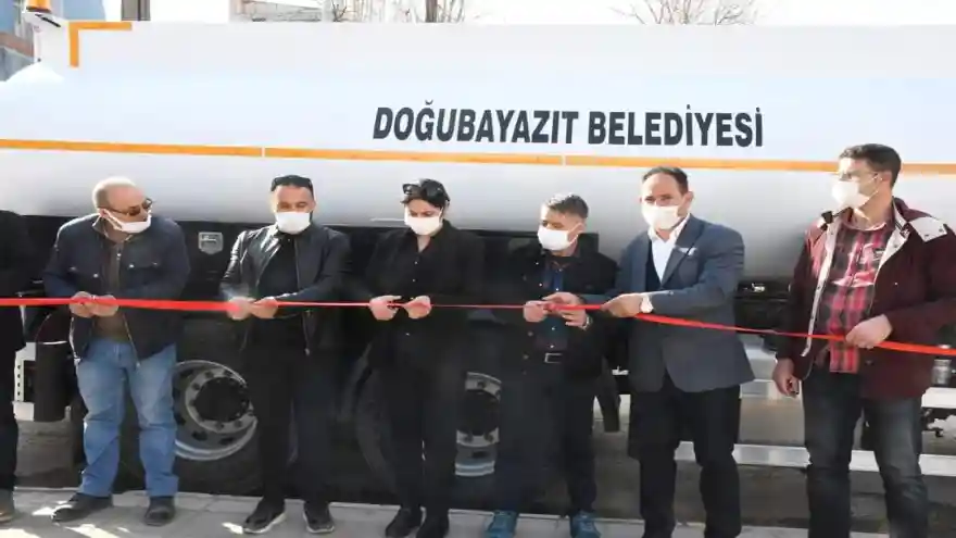 Doğubayazıt Belediyesi Araç Filosuna  yeni bir araç kattı
