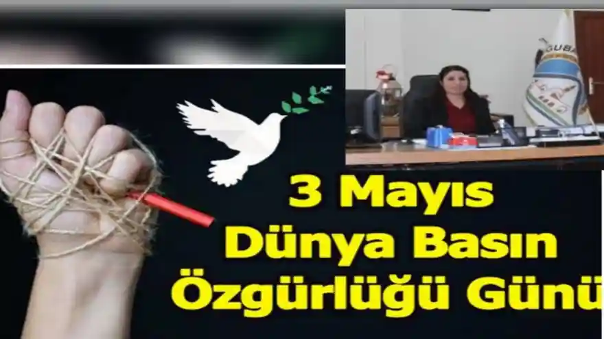 YILDIZ ACAR, 3 MAYIS DÜNYA BASIN  ÖZGÜRLÜĞÜ NEDENİYLE BİR  MESAJ YAYIMLADI