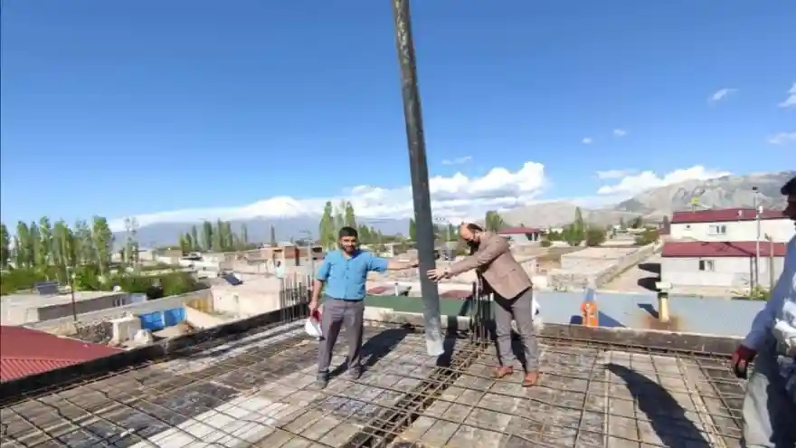 Halife Yusuf Caminin İnşaatı devam ediyor.