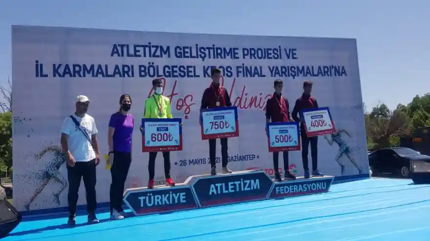 Eleşkirt’in Altın Ayaklı Çocuğu Türkye 2. Oldu