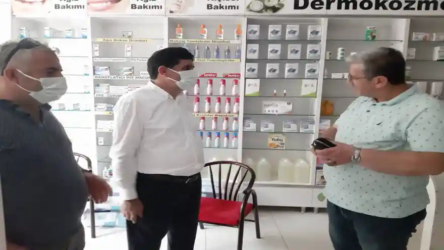 Rektör Alma Doğubayazıt'lı Eczacı Ümit Eren’i Ziyaret Etti