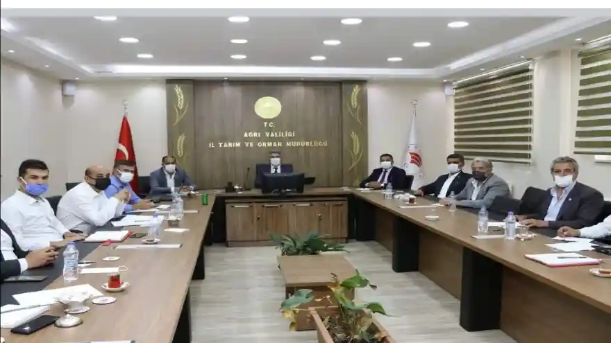 AĞRI'DA KURAKLIK DEĞERLENDİRME TOPLANTISI YAPILDI