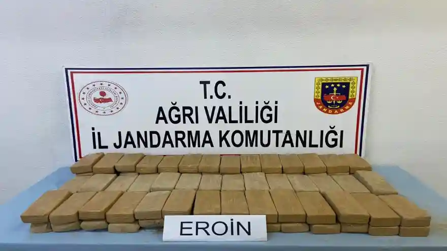 Doğubayazıt'ta 51 kilogram Eroin ele geçirildi