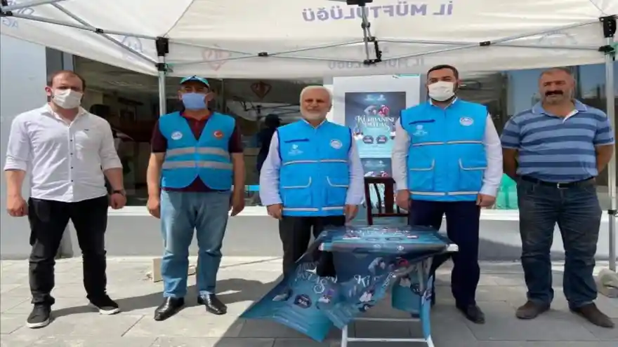 AĞRI’DA TDV KURBAN BAĞIŞ STANDI AÇILDI