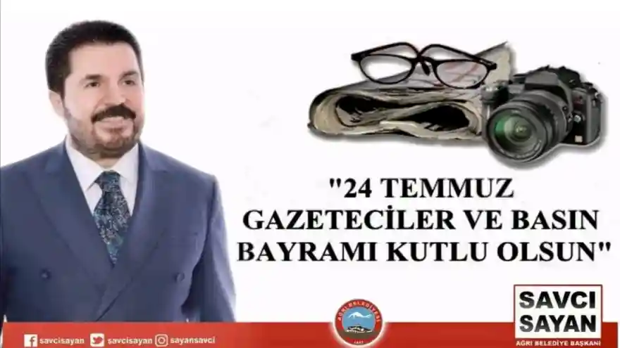 Başkan Savcı Sayan Basın Bayramını kutladı