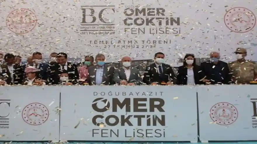 Ömer Çoktin Fen Lisesinin Temel Atma Töreni yapıldı